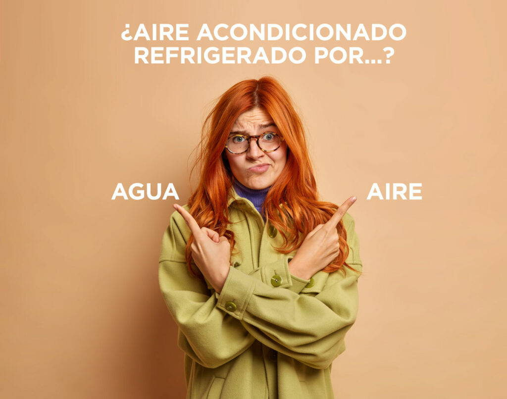 Diferencias entre aire acondicionado refrigerado por agua y por aire