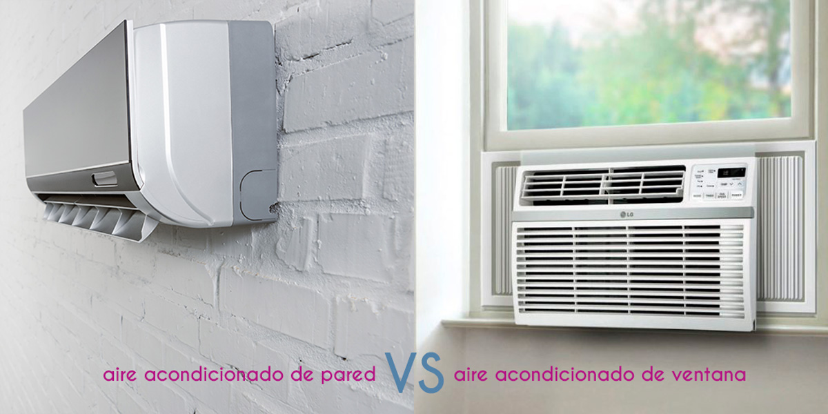 Diferencias entre aire acondicionado de ventana y de pared